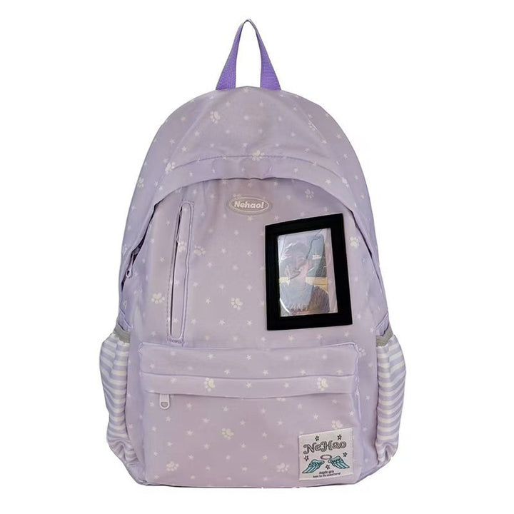 Stylish Floral Printed Backpack Bowlift