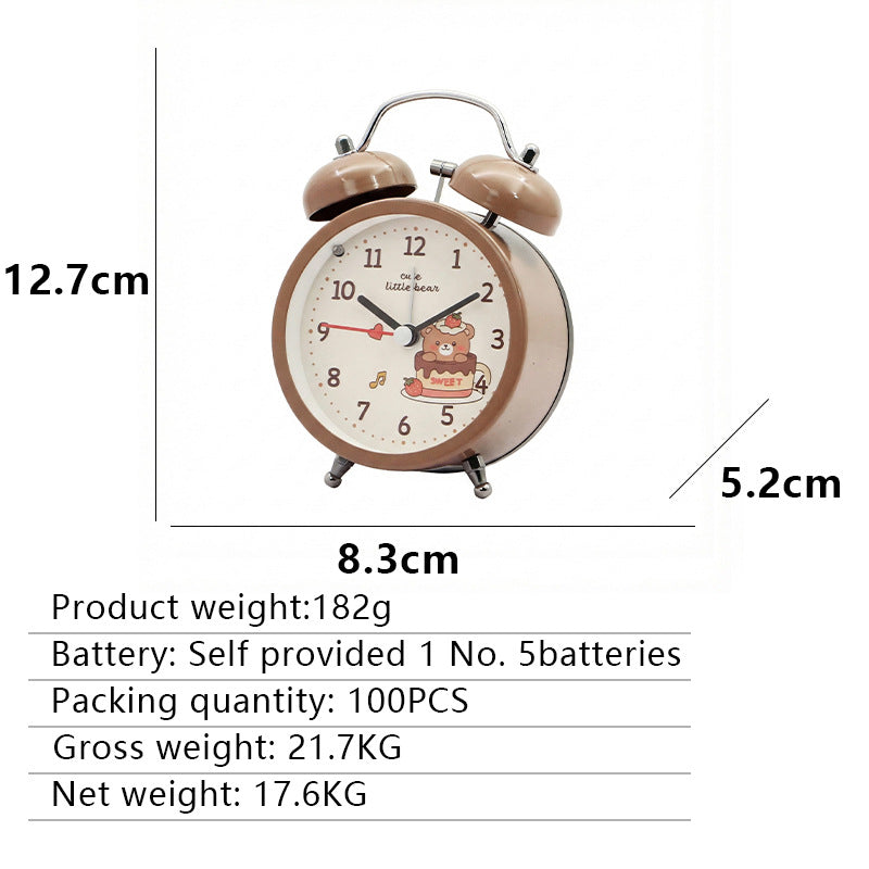 Children's alarm clock with cute design Bowlift