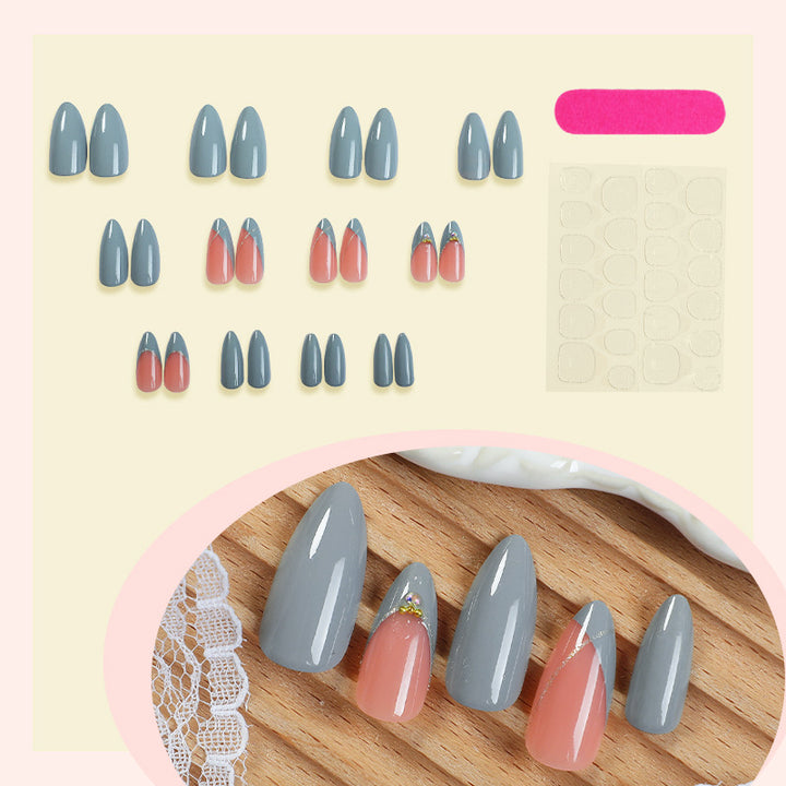 Premium Press-On Nail Art Set with Stylish Designs Bowlift