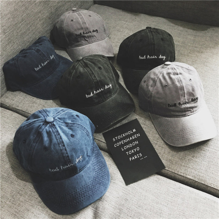 Women's Embroidered Casual Soft Cotton Baseball Cap Bowlift
