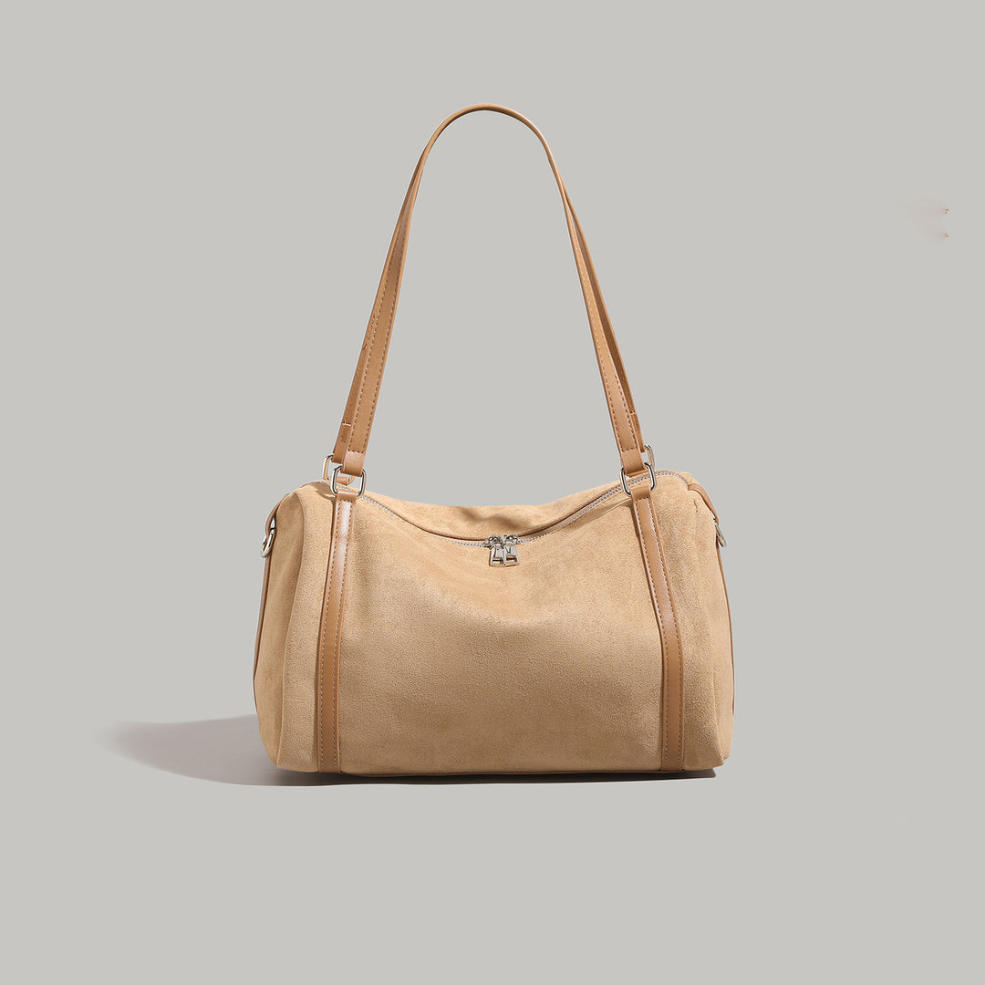 Soft Suede Shoulder Bag Bowlift
