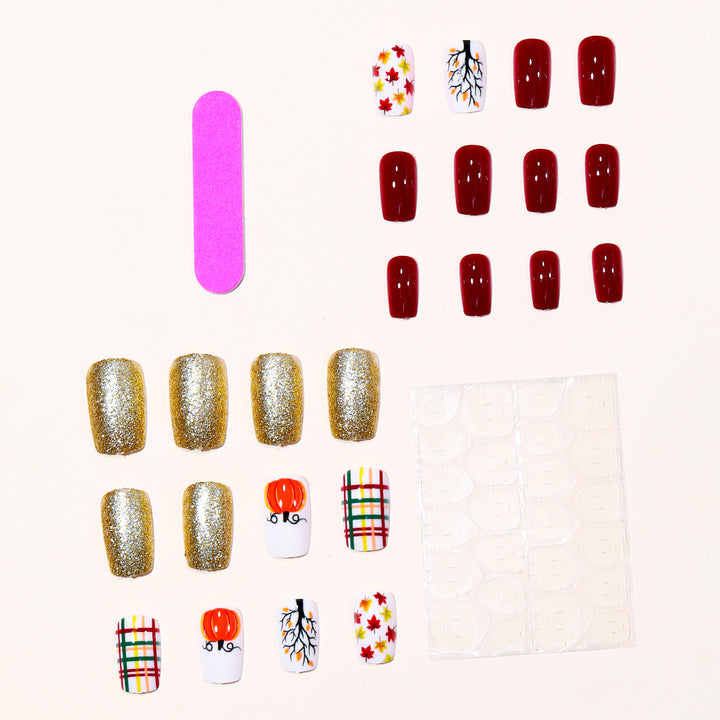 Seasonal Thanksgiving Nail Art Bowlift