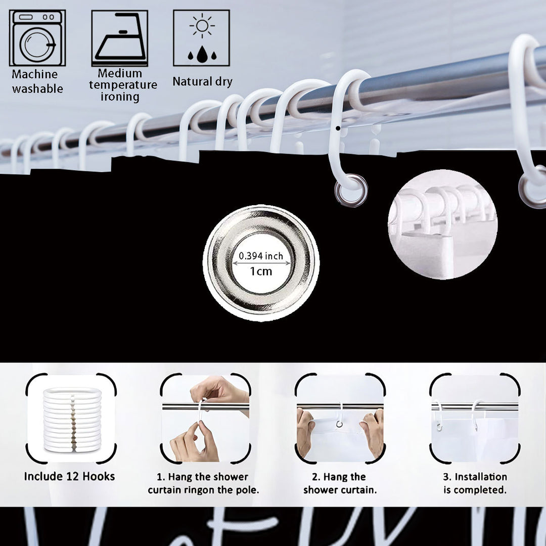 Bathroom Rules Digital Bathroom Décor Set Bowlift
