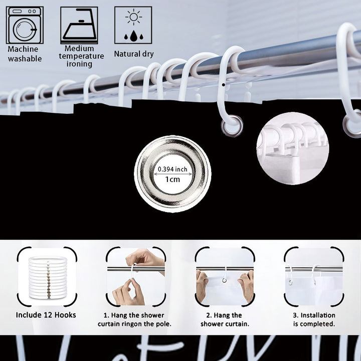 Bathroom Rules Digital Bathroom Décor Set Bowlift