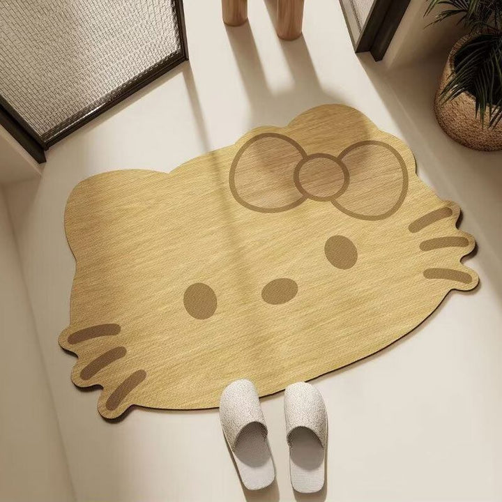 Cute Cat-Shaped Area Rug