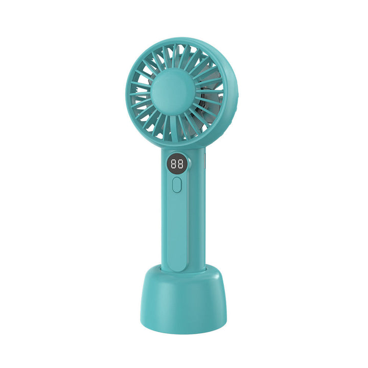 Unisex Handheld Digital Display Fan Bowlift