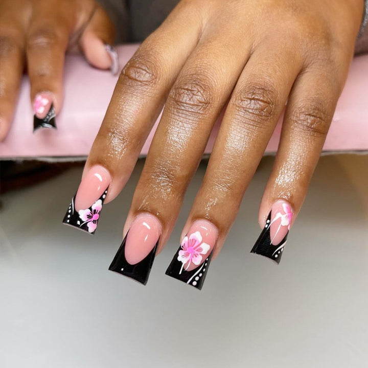 Artistic Floral Design Press-On Nails Bowlift 1789389377