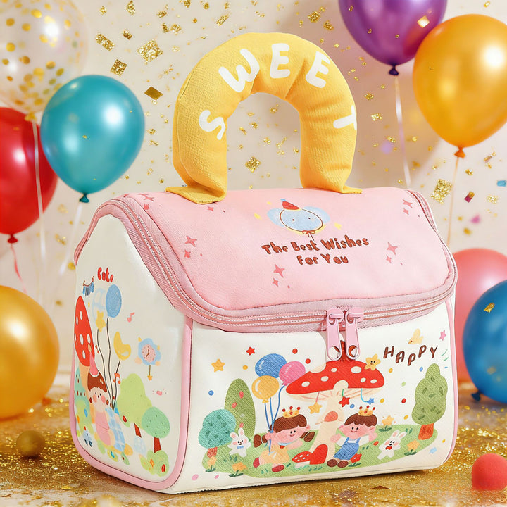 Cute Themed Insulated Lunch Bag
