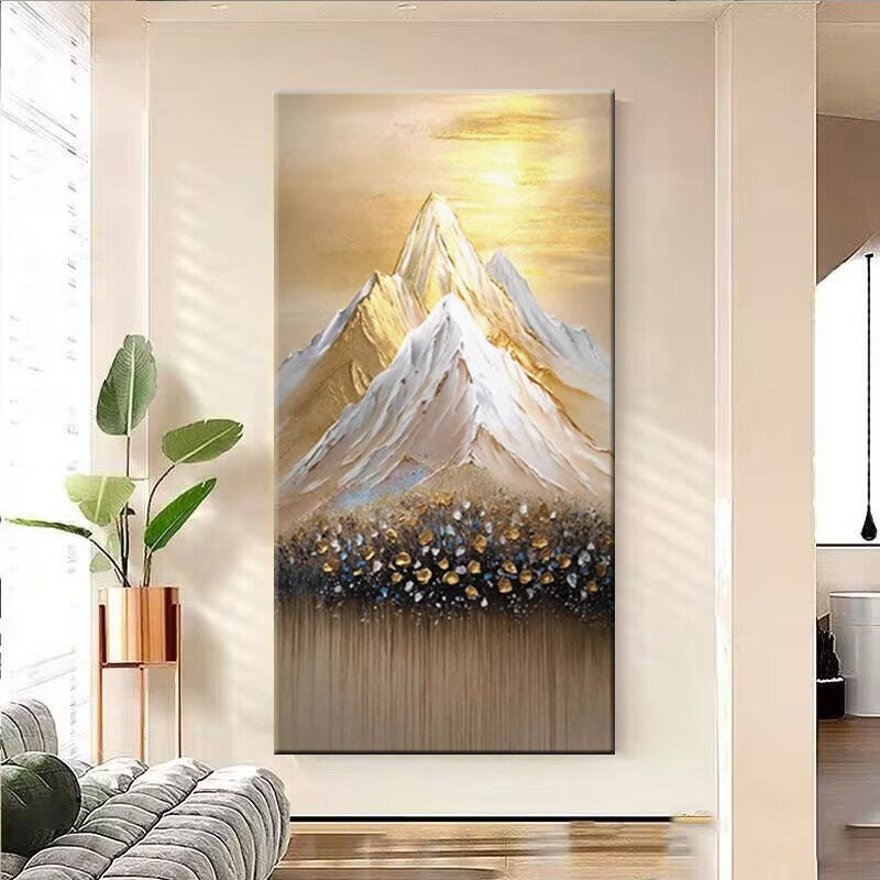 Elegant Mountain-Themed Canvas Artwork