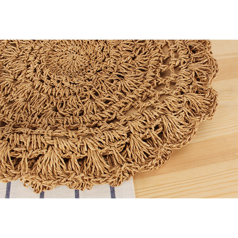 Handcrafted beach bag with artistic round design Bowlift