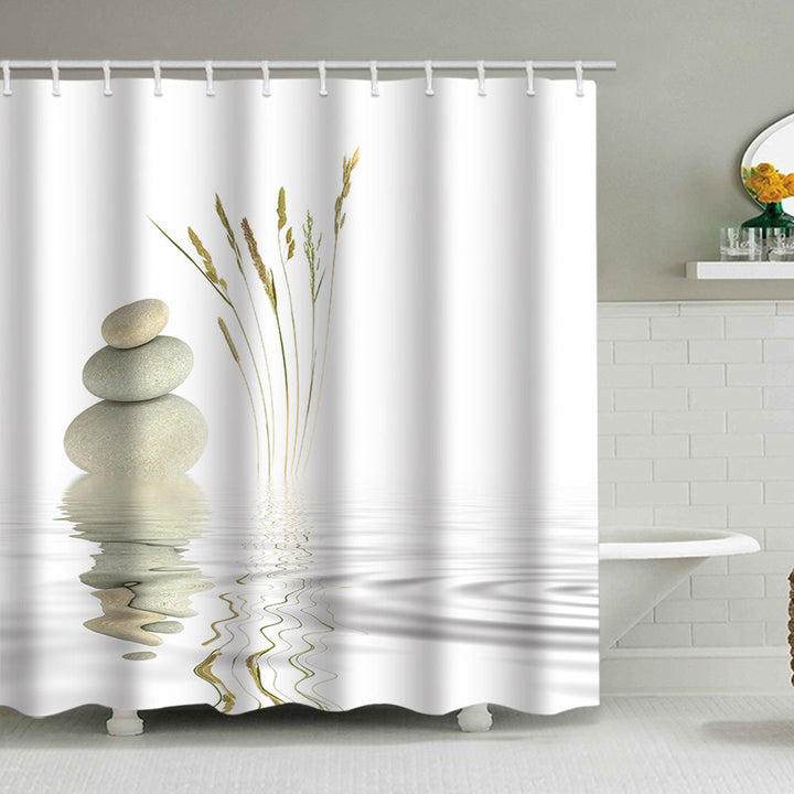 Artistic Floral Shower Curtain Bowlift