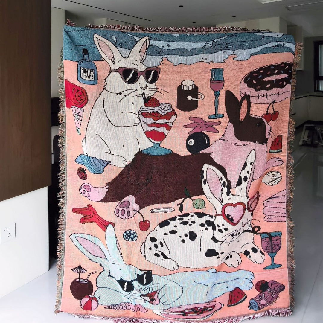 Decorative Pet-Themed  Throw Blanket