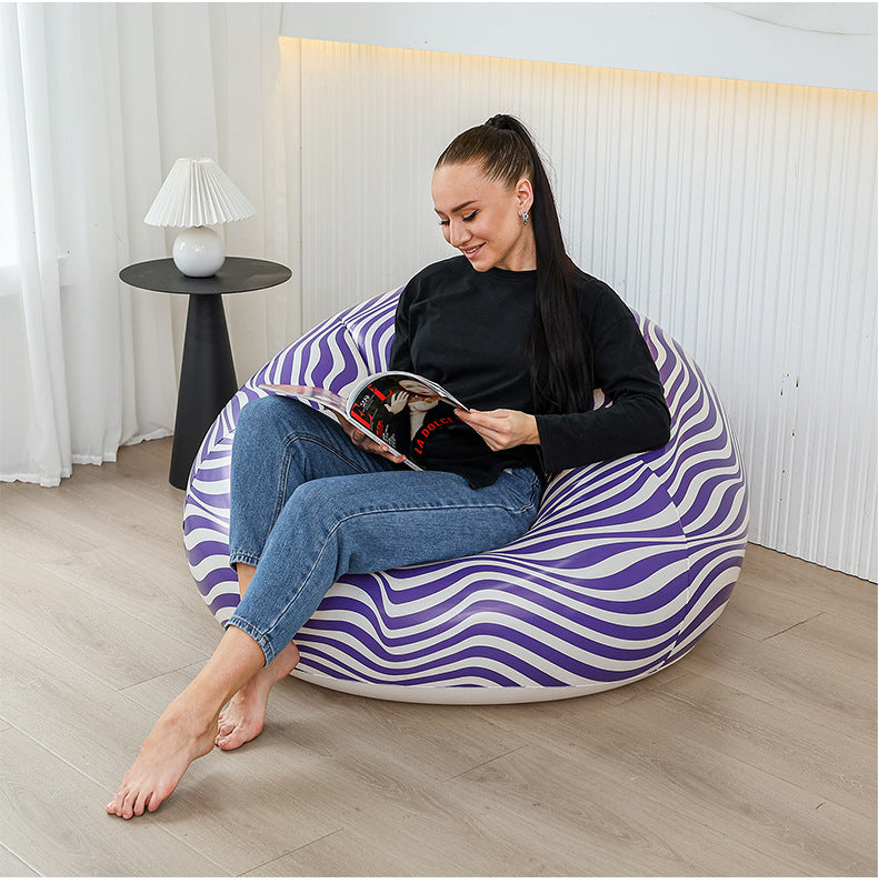 Ladies Inflatable Football Bean Bag Bowlift