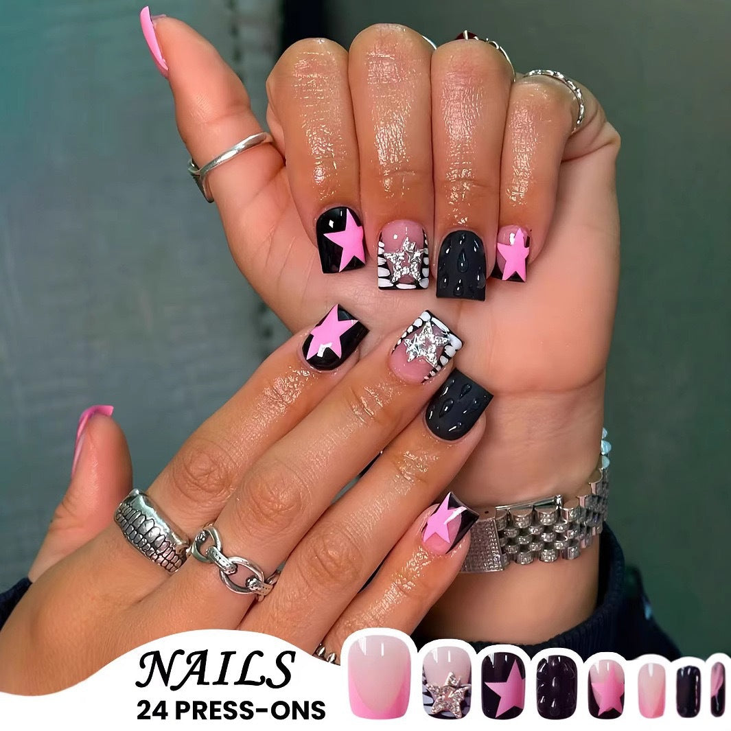 Decorative Press-On Nail Art Set Bowlift