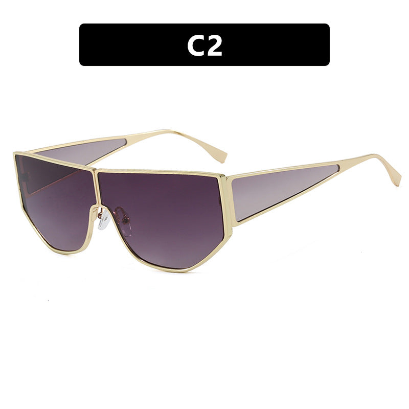 Women's trendy oversized sunglasses with distinctive geometric design Bowlift