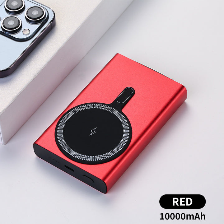 Portable Magnetic Power Bank with Fast Inductive Charger Bowlift