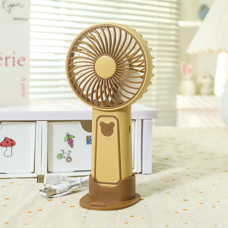 Women's Mini Hand Fan with USB Charging Function Bowlift