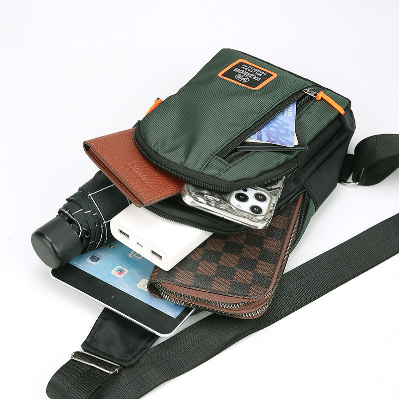 Military-Inspired Versatile Sling Bag Bowlift