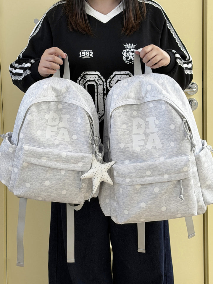 Polka Dot Casual Backpack
