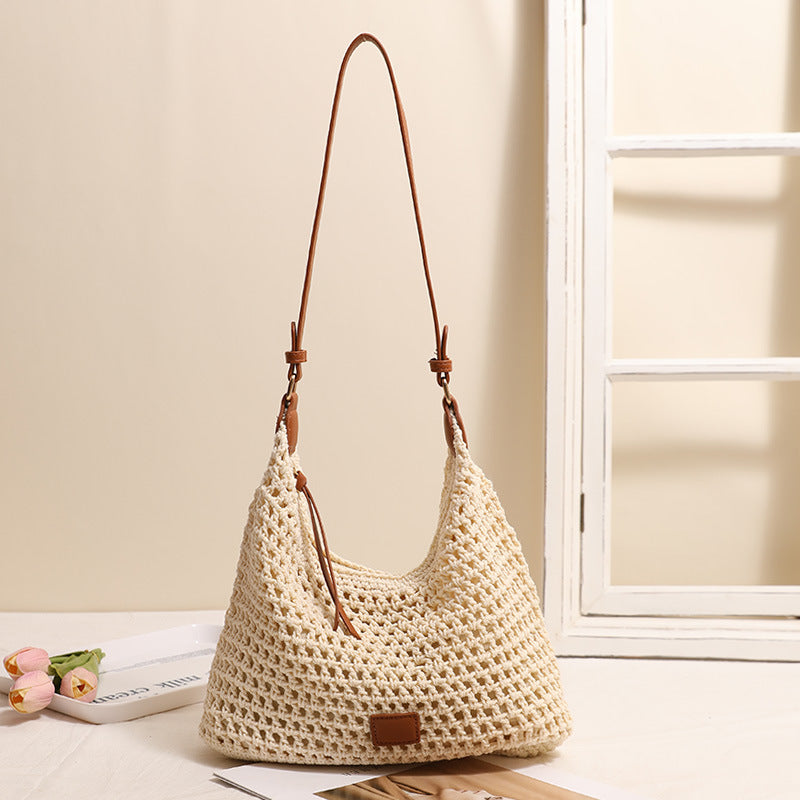 Handmade Crocheted Shoulder Bag Bowlift