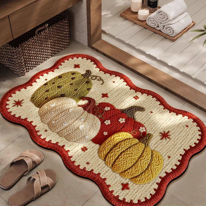 Autumn-Themed Decorative Area Mat