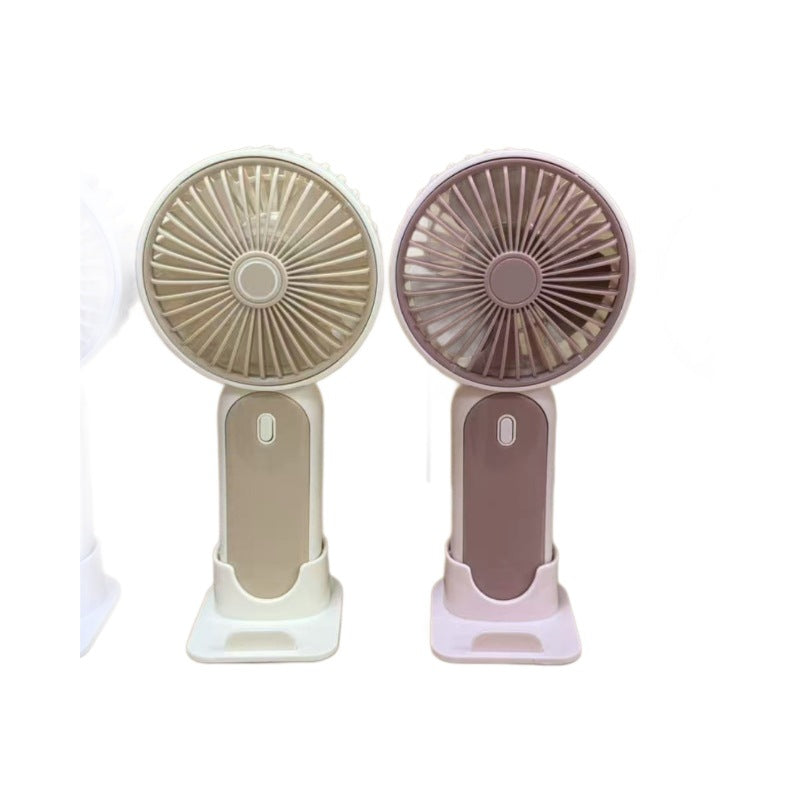 Women's Portable Hand Fan with Flexible Tilt Function and USB Charger Bowlift
