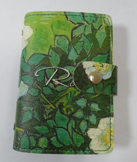 Floral Print Zippered Wallet Bowlift