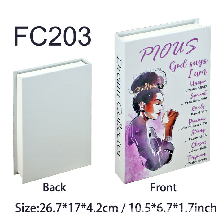 Decorative Hardcover Hidden Storage Book Safe Bowlift