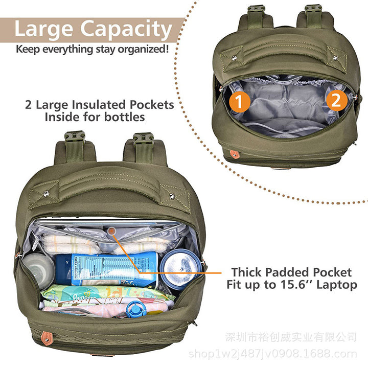 Stylish Multi-Function Diaper Backpack Bowlift