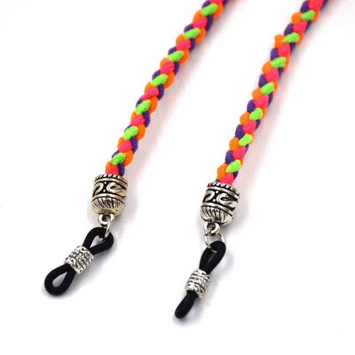 Colorful Braided Eyewear Retainer Bowlift