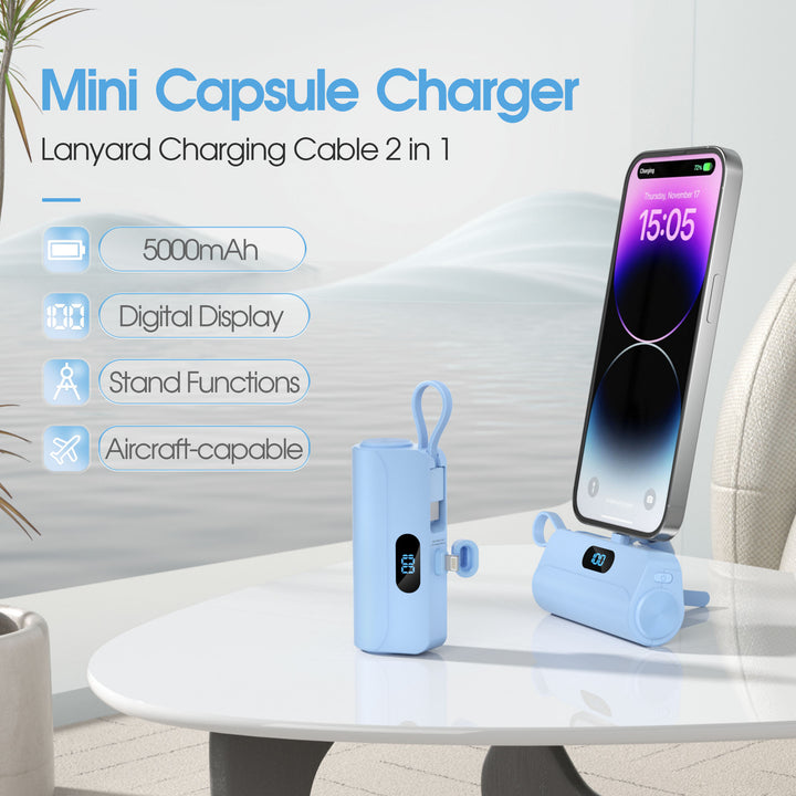 Portable power bank with integrated speaker Bowlift