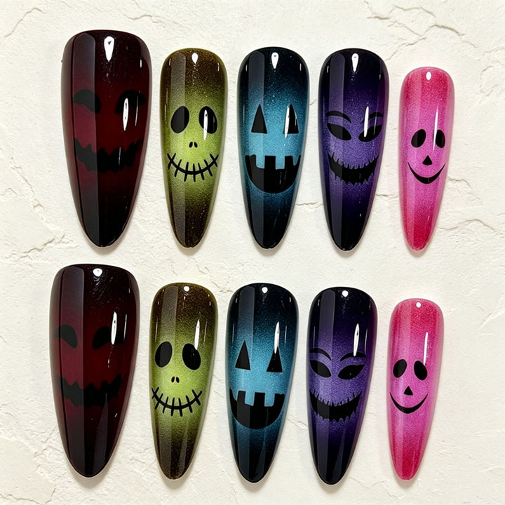 Halloween-Themed Glitter Nail Art Tips Bowlift