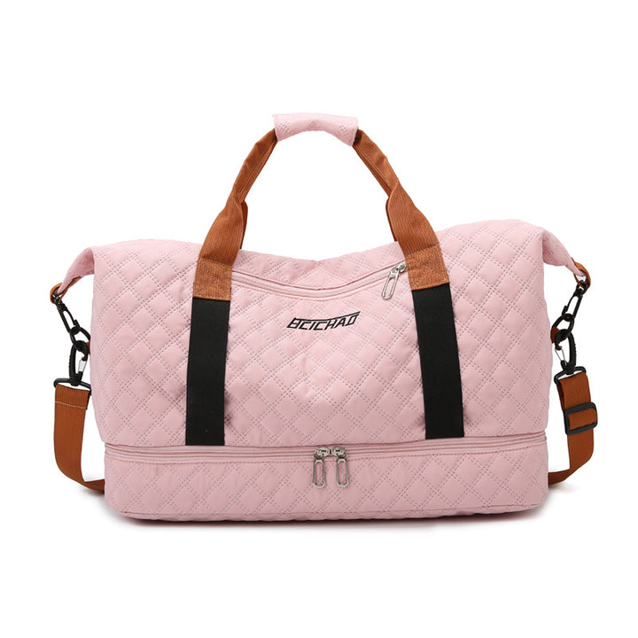 Quilted Travel Duffle Bag