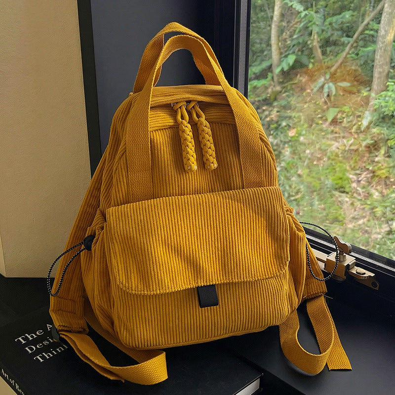 Corduroy Utility Backpack Bowlift