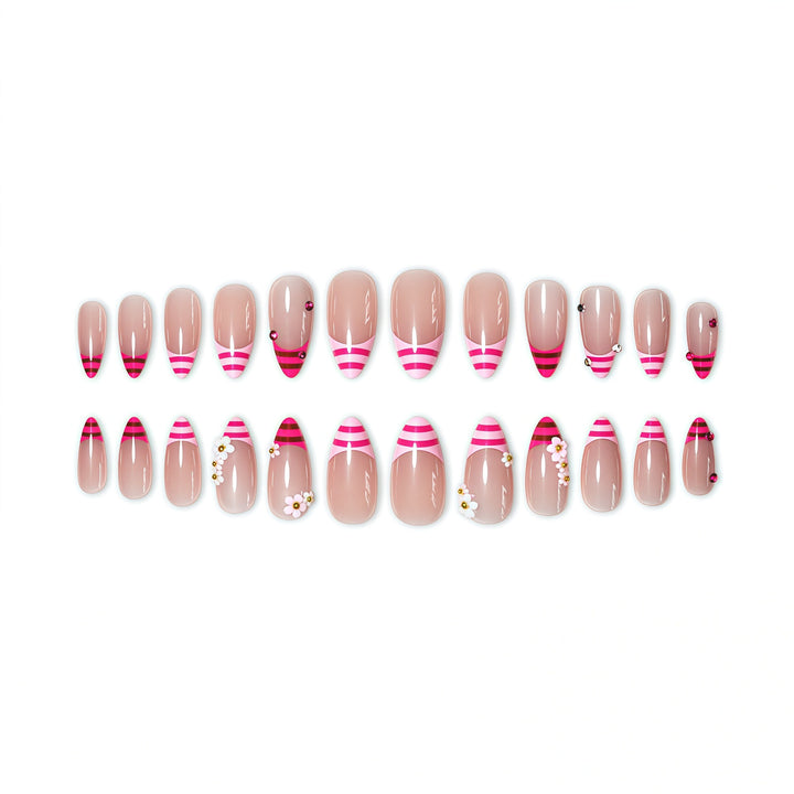 Elegant Floral Nail Art Bowlift