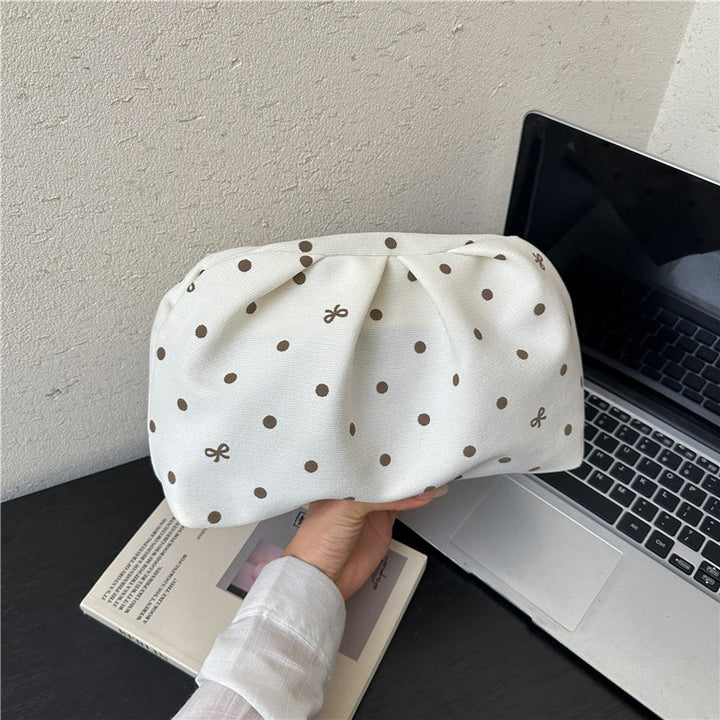 WoPolka Dot Patterned Cosmetic Bag Bowlift