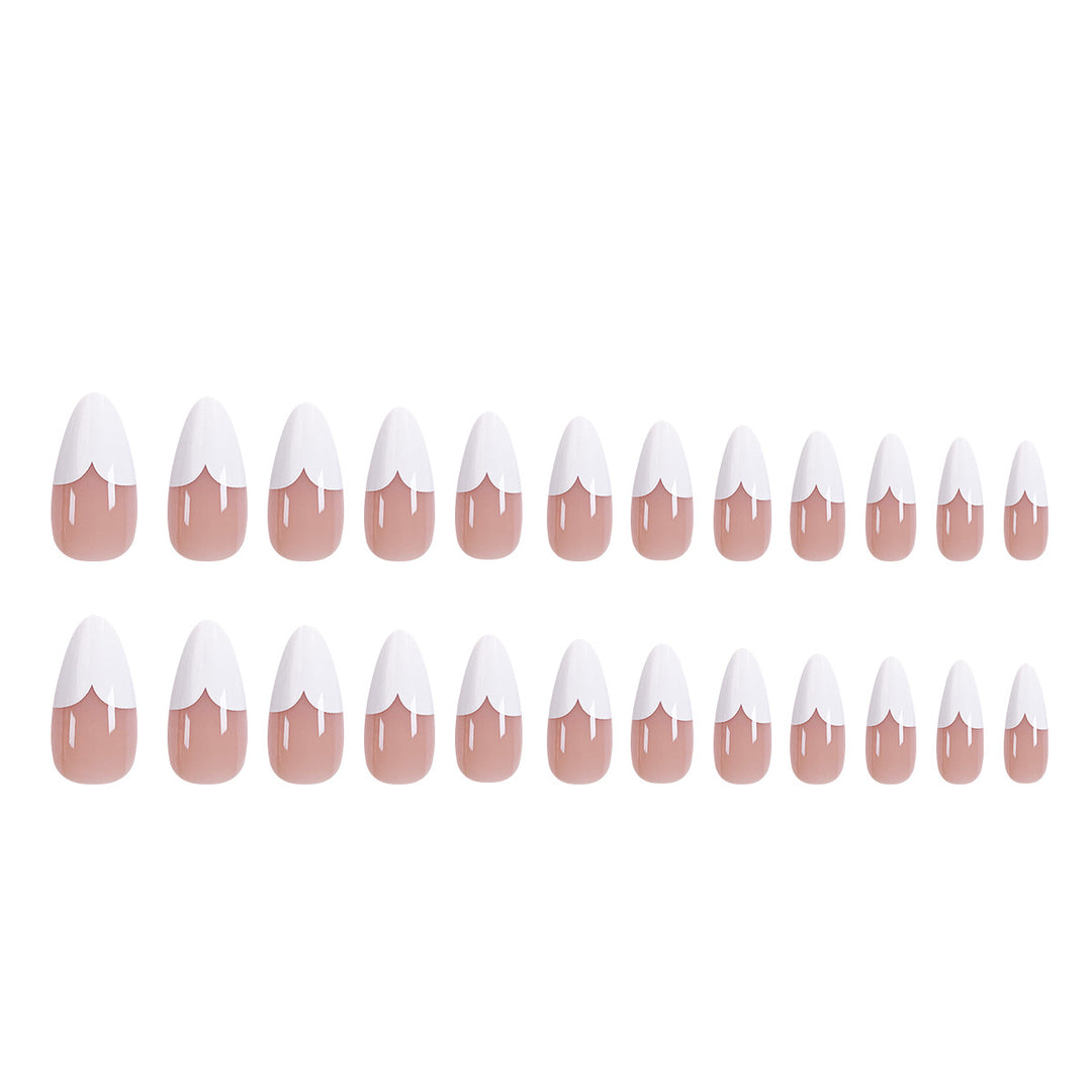 Elegant stiletto artificial nails with heart accents Bowlift