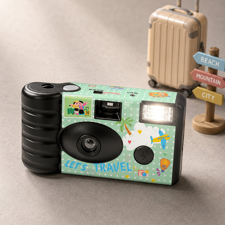 Travel-Themed Disposable Film Camera Bowlift