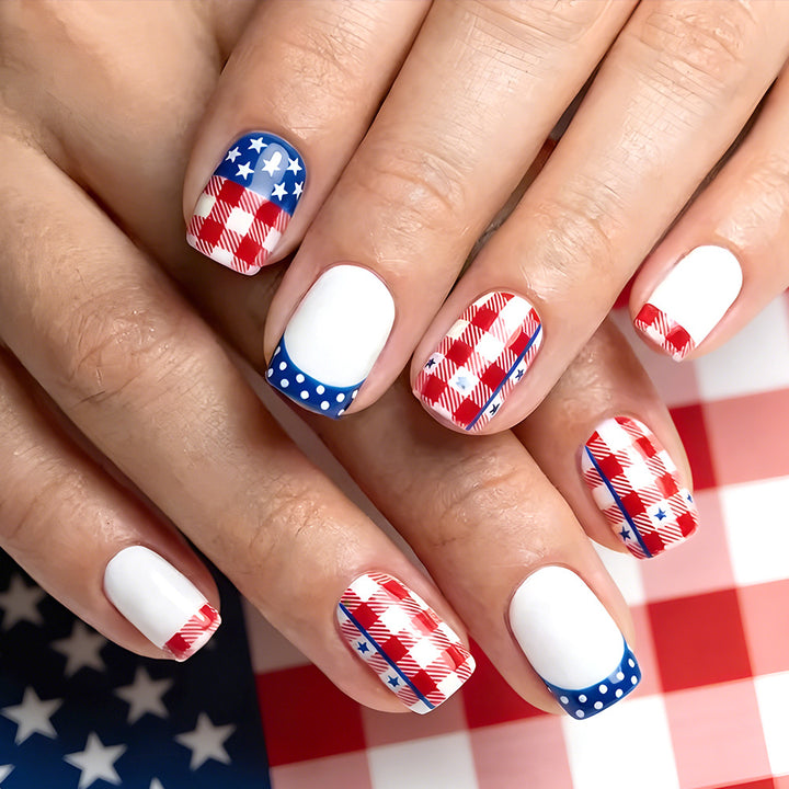 Patriotic Themed Nail Art Set Bowlift
