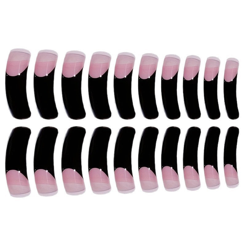 Long Tip French Manicure Nail Enhancements Bowlift