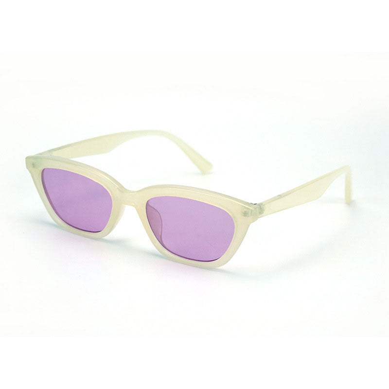 Women's Fashion Cat-Eye Sunglasses with Elegant Transparent Frame Bowlift