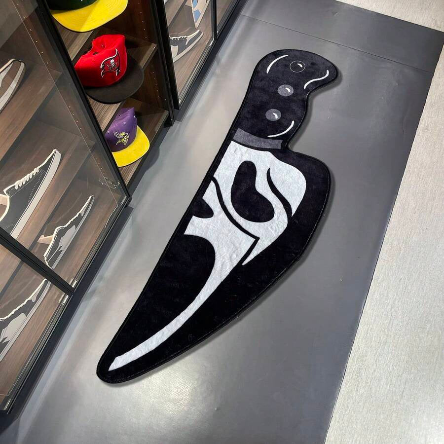 Knife-Shaped Decorative Area Rug