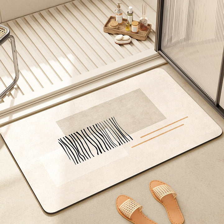Unisex Non-Slip Memory Foam Bath Mat Bowlift