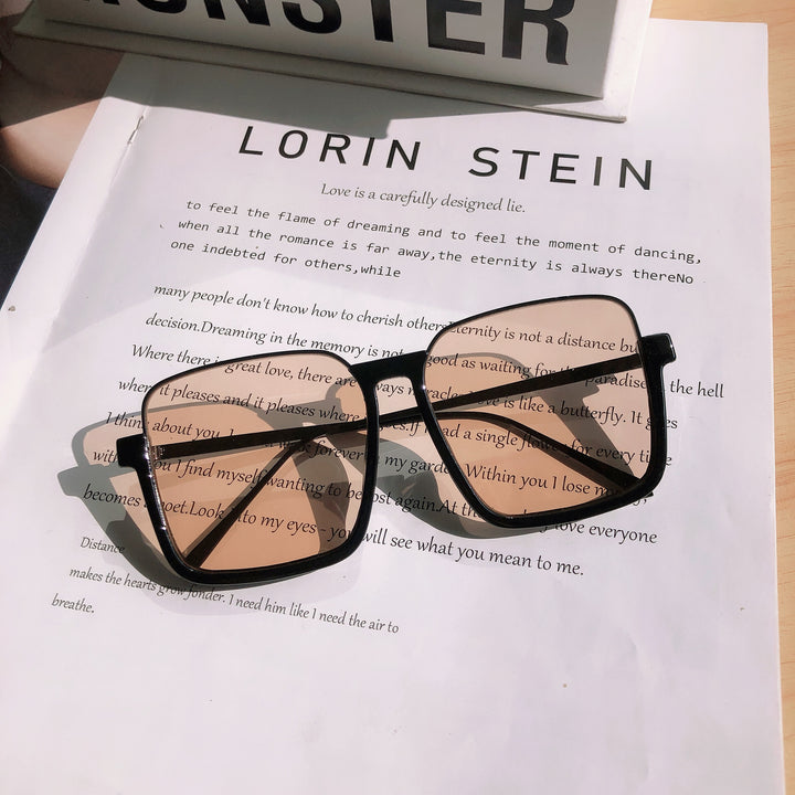 Oversized Geometric Frame Sunglasses Bowlift
