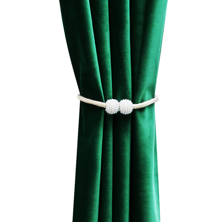 Velvet Grommet Top Curtain Bowlift