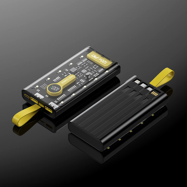Portable power bank with powerful fast charging technology and intelligent battery level display Bowlift