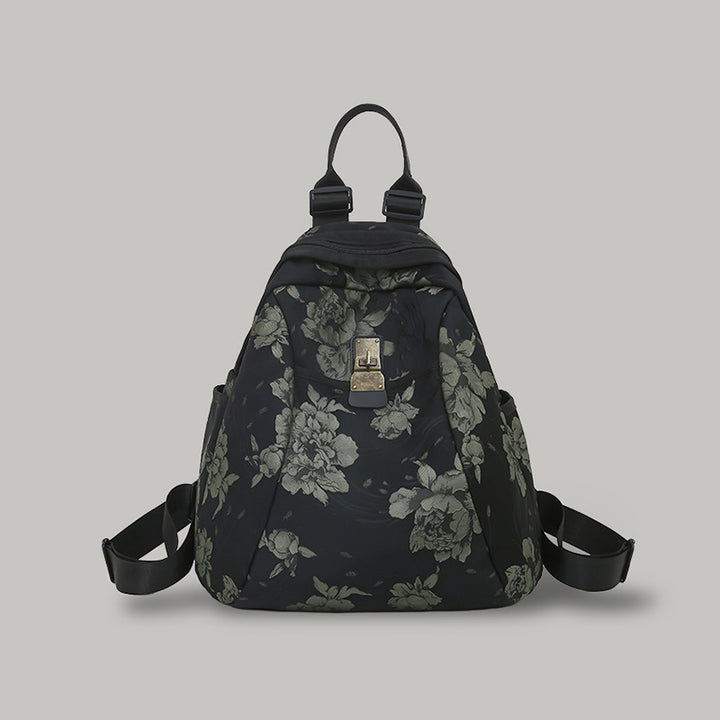Floral Patterned Sling Backpack Bowlift