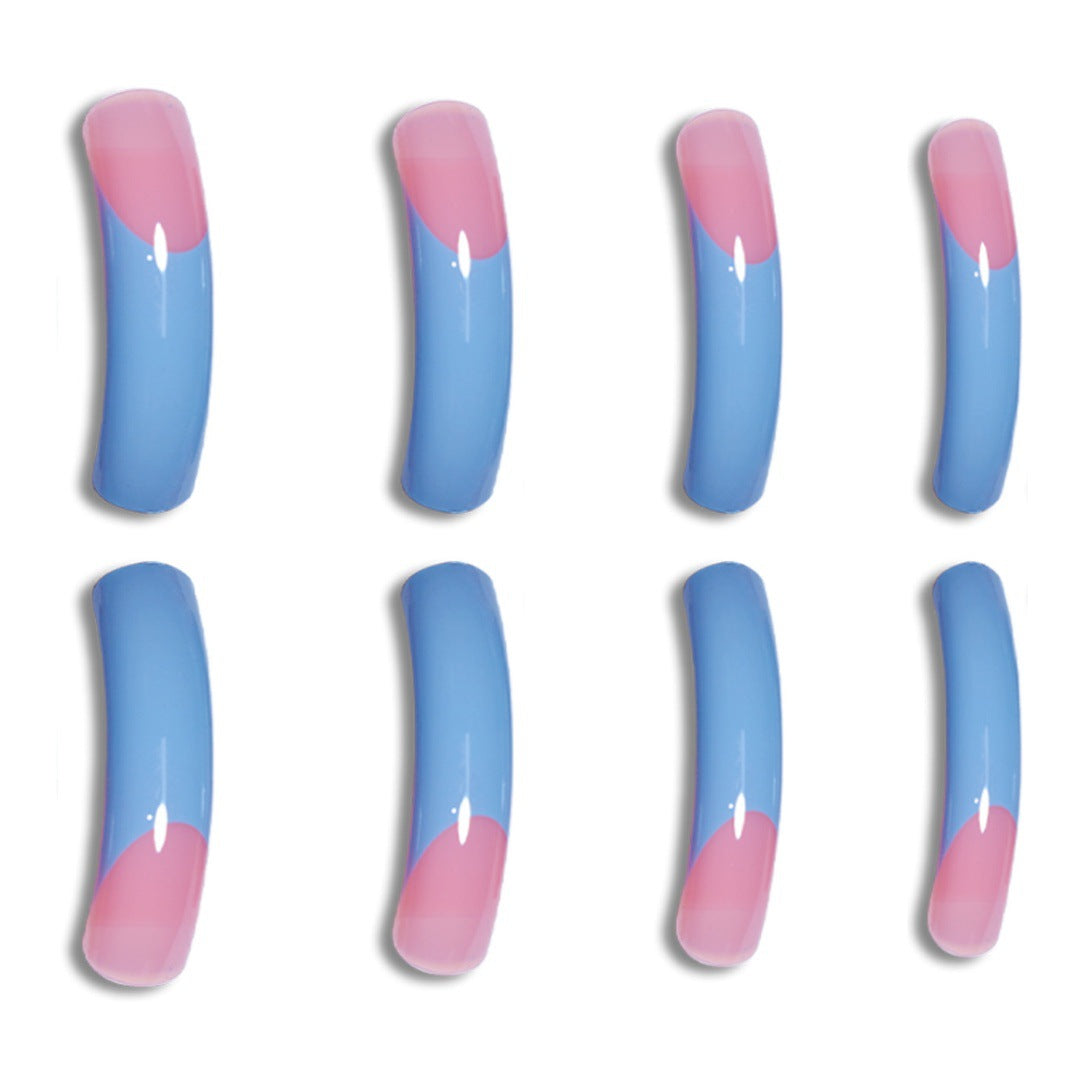 Stylish Long Press-On Nail Extensions Bowlift