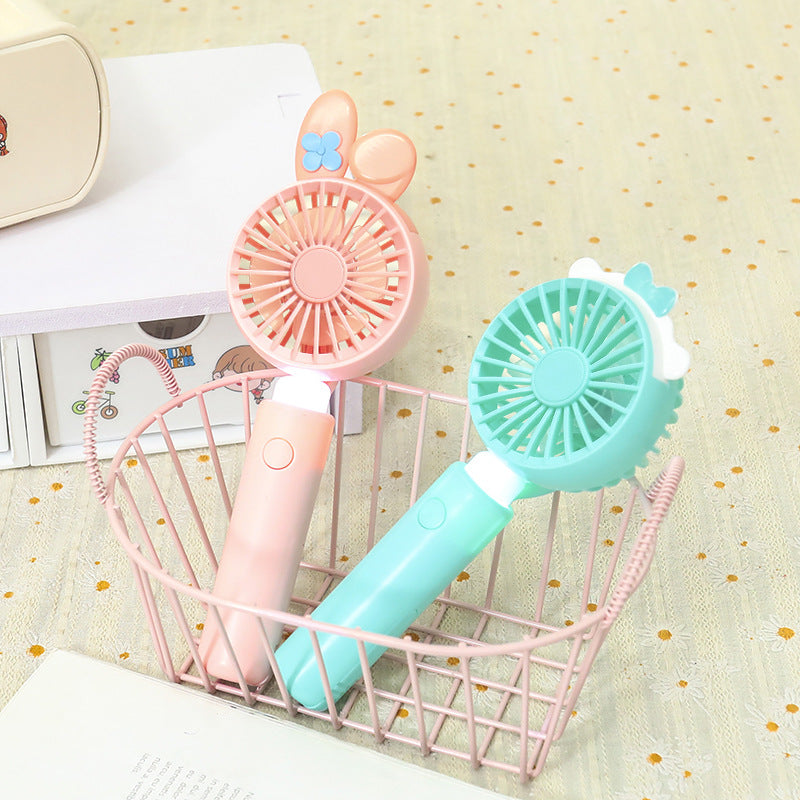 Ladies Mini Hand Fan with Integrated LED Lighting Bowlift