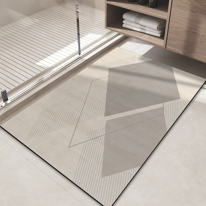 Modern Abstract Decorative Bath Mat